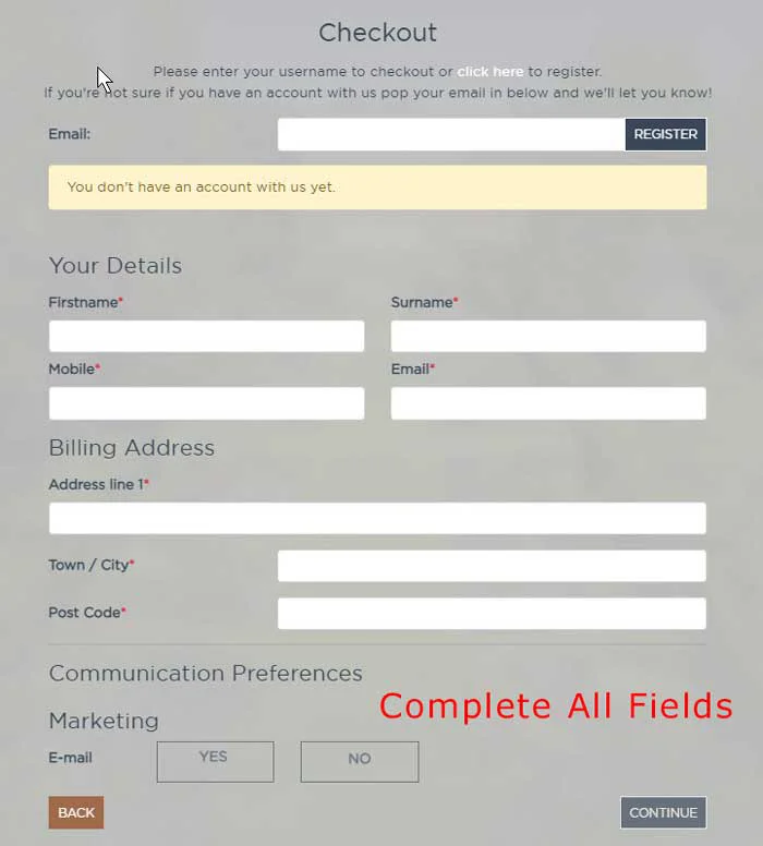 Entry Form screen 6